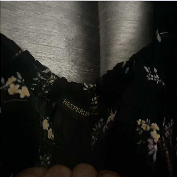 Floral Black Maxi Dress - Picture 4 of 4